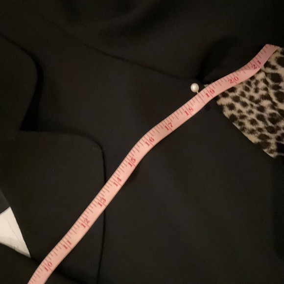 David Hayes Vintage Black Wool Crepe Blazer Rhinestones STUNNING - Picture 6 of 8